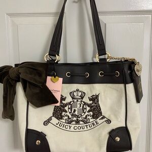 Juicy Couture Classic Scottie Dogs Tote DayDreamer